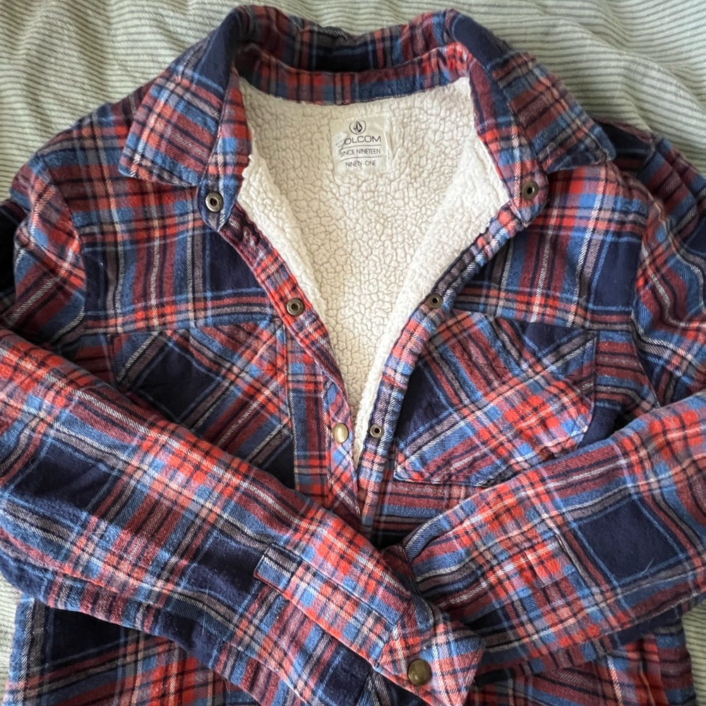 Vintage Volcom flannel jacket